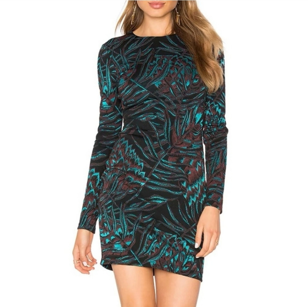 Mara Hoffman Herbarium Jacquard Fitted Dress Size XS